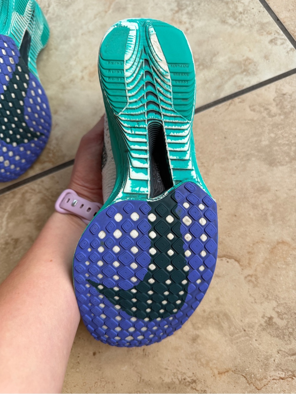 Nike ZoomX Vaporfly 3 Women’s Running Shoes Size 7.5 - Picture 6 of 9
